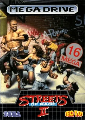 Bare Knuckle II (Japan) (Beta) box cover front